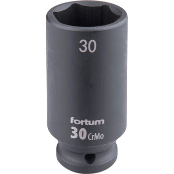 Fortum машинна (ударна) муфа 1/2", 30 mm, L 78 mm, почернена, FORTUM