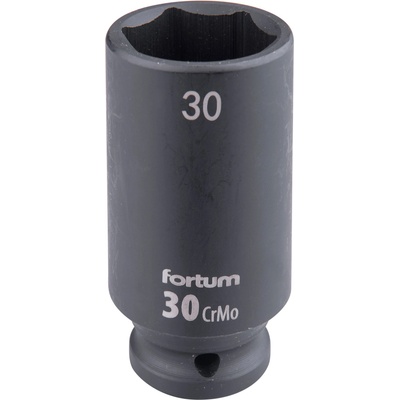 Fortum машинна (ударна) муфа 1/2", 30 mm, L 78 mm, почернена, FORTUM