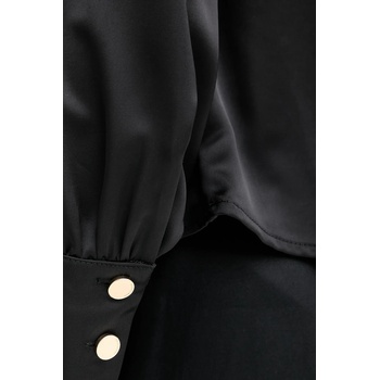 Fracomina Блуза Fracomina дамска в черно с изчистен дизайн FR25WT1020W41101 (FR25WT1020W41101)