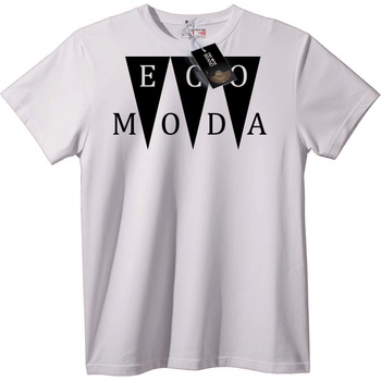 NOONEBRAND Тениска Eco Moda Черна - 6XL, White