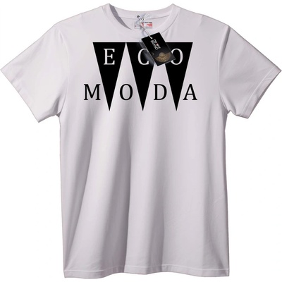 NOONEBRAND Тениска Eco Moda Черна - 6XL, White