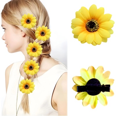 HARAHU Щипка за коса so-34901 - Жълта kp34901 (so-34901)