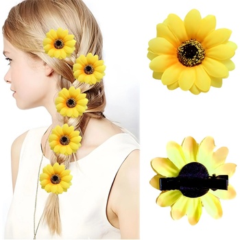 HARAHU Щипка за коса so-34901 - Жълта kp34901 (so-34901)