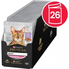 Pro Plan Cat Adult Delicate Digestion s krůtou ve šťávě 26 x 85 g