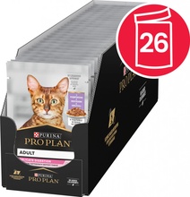 Pro Plan Cat Adult Delicate Digestion s krůtou ve šťávě 26 x 85 g