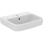 Ideal Standard i. life B лъскаво бяла мивка SmartGuard 45 см за стенен монтаж с отвор за смесител и преливник (T4610HY)