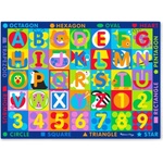 Melissa & Doug - Килимче за игра - Букви и цифри (15193_1)