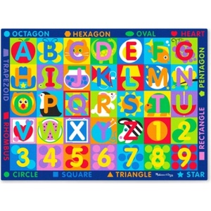 Melissa & Doug - Килимче за игра - Букви и цифри (15193_1)