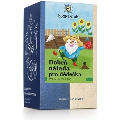 SONNENTOR Dobrá nálada pre dedka porciovaný čaj v BIO kvalite 18 ks