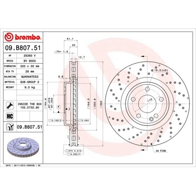 BREMBO 09.B807.51