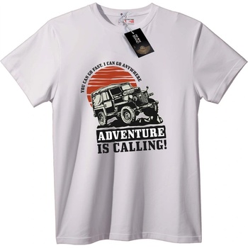 NOONEBRAND Тениска Приключението Вика Джип - 2XL, White