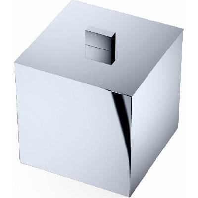 Decor Walther Koupelnová dóza Century s víkem 13 x 13 cm chromová