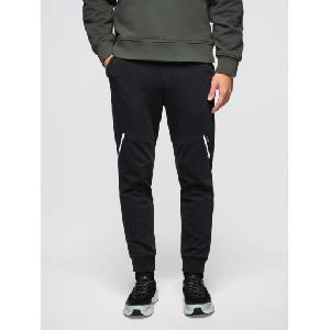 Ombre Clothing Мъжки спортни панталони joggers - черни V2 OM-PASK-0280 Ombre Clothing Ombre Clothing | Cheren | МЪЖЕ | S