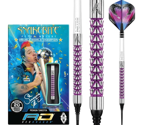 Red Dragon soft Peter Wright Snakebite Vyper 20g