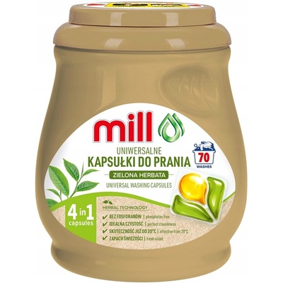 Mill univerzálne pracie kapsuly Zelený čaj 70 PD