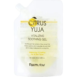 Farm Stay Citrus Yuja Успокояващ гел за лице, 100 ml