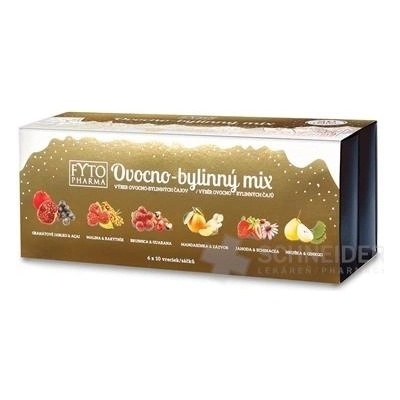 FYTO Ovocno-Bylinný MIX Zimná edícia darčeková kazeta, 6 druhov čajov po 10 vrecúšok 60 x 2 g