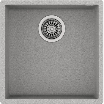 Teka Подплотова гранитна мивка за шкаф 50 см Square 40.40 TG КАМЕННОСИВА (М.1028.КС)