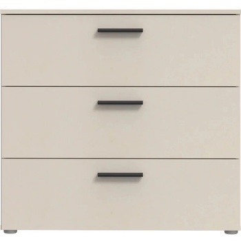 Forte Скрин eleven с 3 чекмеджета, пясъчно бежово (bsjk212-u60)