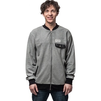 Horsefeathers mikina BUTCH heather gray