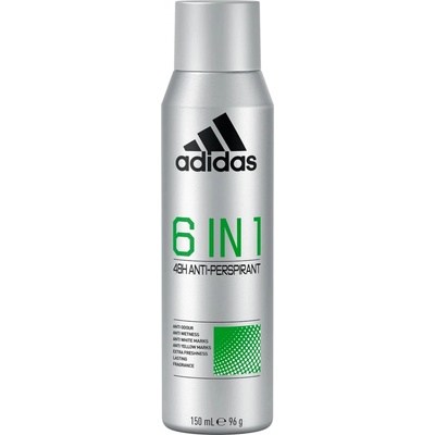 Adidas Cool & Dry 48 h 6 v 1 Men deospray 150 ml