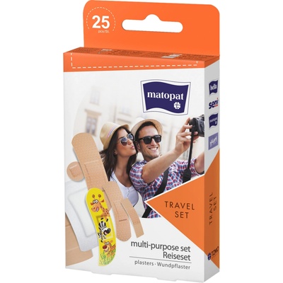 Matopat Travel náplast různé velikosti 25 ks