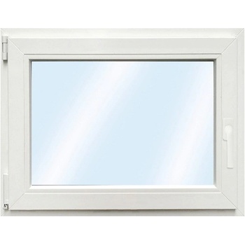 ARON Plastové okno jednokrídlové Basic biele 900 x 1050 mm DIN ľavé