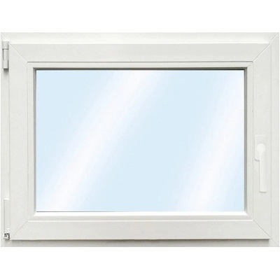 ARON Plastové okno jednokrídlové Basic biele 500 x 800 mm DIN ľavé