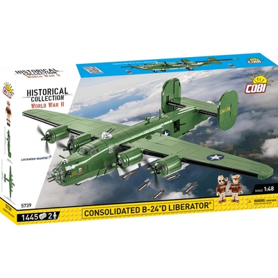 Cobi 5739 World War II 1:48 Americké ťažké bombardovacie lietadlo Consolidated B-24 D LIBERATOR