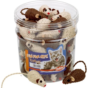Image 1 of Nobby Sisalmaus braun u. beige - котешка играчка 7 см
