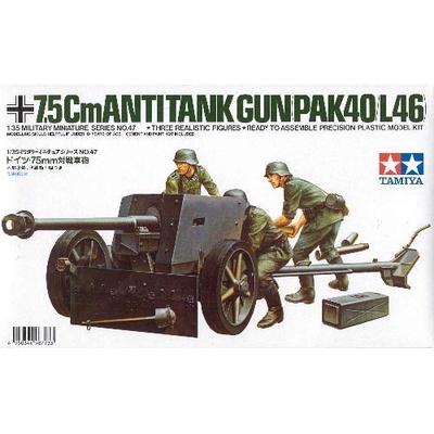 Tamiya German 7.5cm Anit-Tank Gun PaK40/L46 1:35