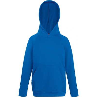 Fruit of the Loom F.O.L. Kids Lightweight Hooded Sweat royal blue
