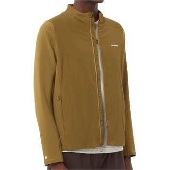 Salomon Мъжко яке за бягане Salomon Mountain Flex Hybrid Jacket Running jacket - Brilliant Olive (028-0795-0113)