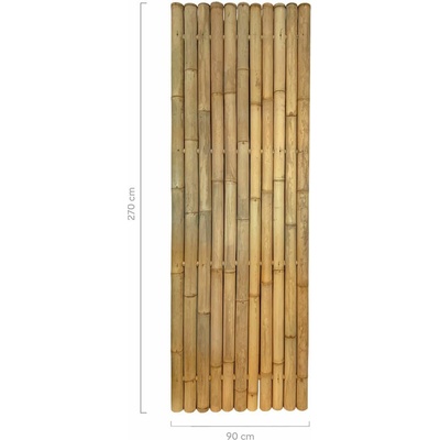 Bambusový panel Gigant přírodní barvy 90 x 270 cm