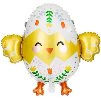 Party Deco Фолиев Балон Пиленце, Комбинация от Цветове, 78.5x64.5см (FB198)