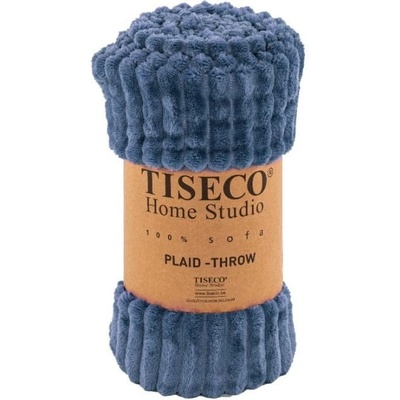 Tiseco Home Studio Ribble deka modrá 130x160