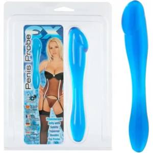  Дилдо с два края за двойно проникване, 18см. - Penis Probe (SEVCR00297)