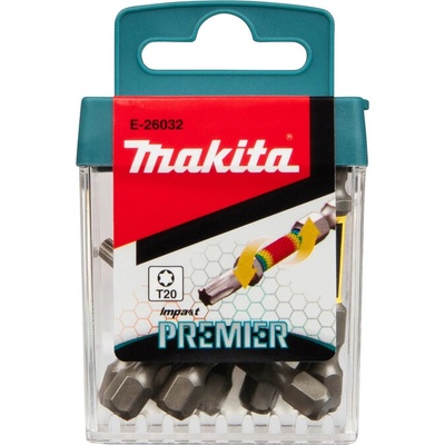 MAKITA torzní bit řady Impact Premier (E-form) T20-50mm, 10 ks (E-26032)