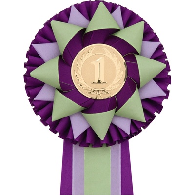 Kokarda třířadá KVĚTINA průměr 13 cm