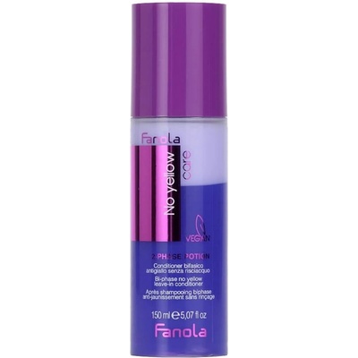 Fanola No Yellow Двуфазен балсам за коса 2-Phase Potion, без отмиване, 150 ml