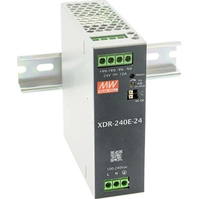 MEAN WELL XDR-240E-12 síťový zdroj na DIN lištu 12 V 20 A 240 W Obsah 1 ks