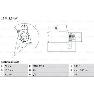 żtartér BOSCH 0 986 024 590
