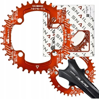 Prevodník Snail pre kľuky 1x 104 BCD 38T