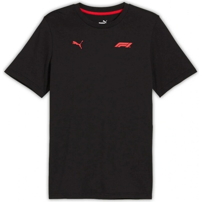F1 triko LOGO Small Puma černé