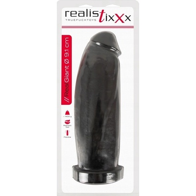 RealistiXXX Real giant dildo XXL čierne