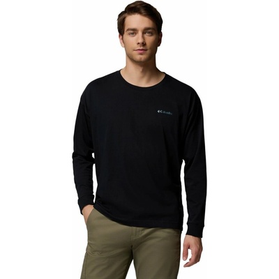 Columbia Black Butte LS Graphic Tee Black Trailmap