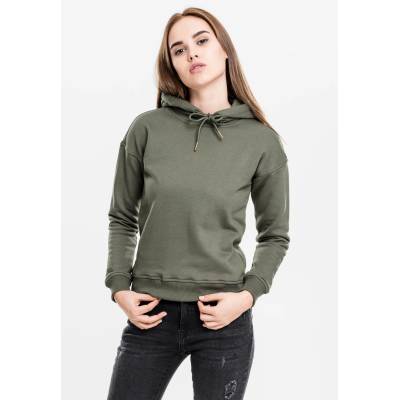 Urban Classics Дамски суичър в цвят маслина Urban Classics Ladies Hoody UB-TB1524-00176 - Маслина, размер M