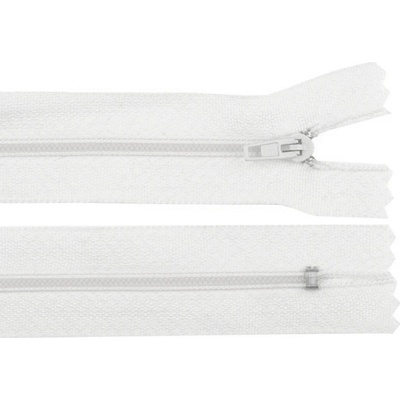 Prima-obchod Spirálový zip No 3 délka 45 cm pinlock, barva Bílá