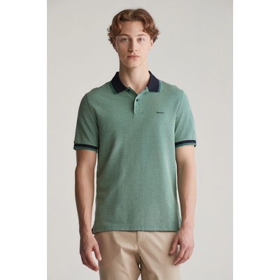 Gant 4-COL oxford SS pique Deep green