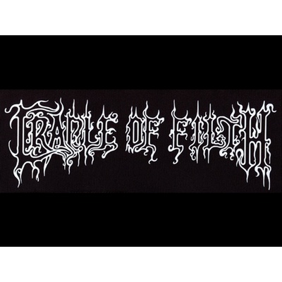 Zádovka CRADLE OF FILTH nápis